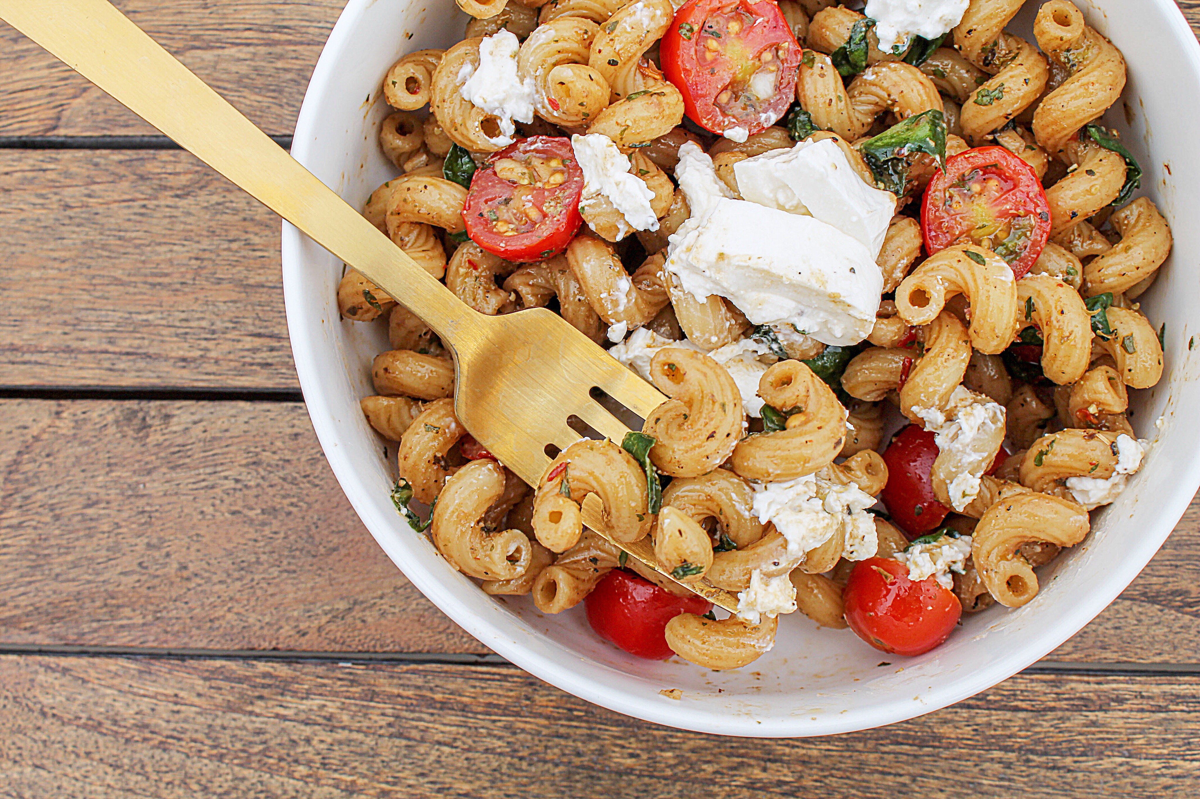 Truffle Sacchetti Salad with Pesto Vinaigrette - Joseph's Gourmet Pasta